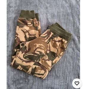 Polo Ralph Lauren Womens Camo Fleece Cargo Pants Joggers Sweatpants Size XS